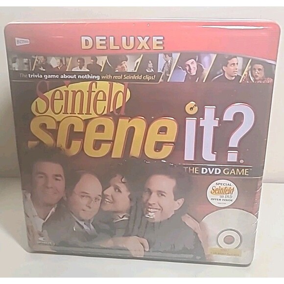 Factory Sealed Deluxe Seinfeld Scene It? DVD Board Game 2008 TV Trivia - Picture 3 of 7